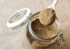Food to Live psyllium powder sauce thickener in cooking pot