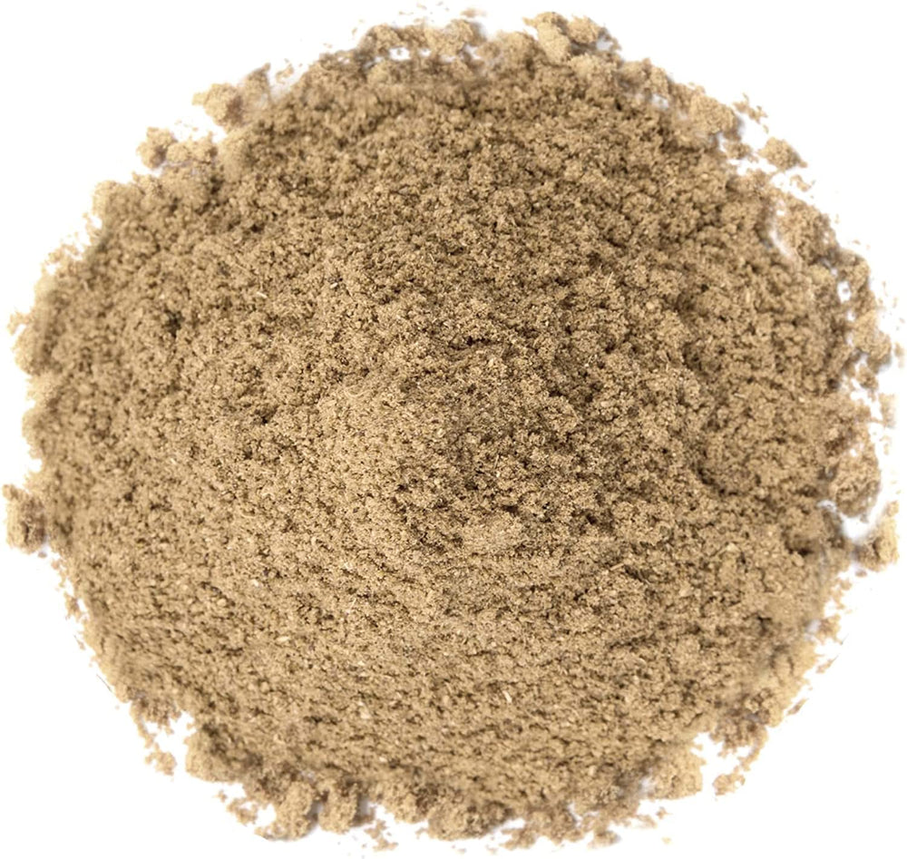 Food to Live psyllium husk powder smoothie setup emphasizing fiber boost