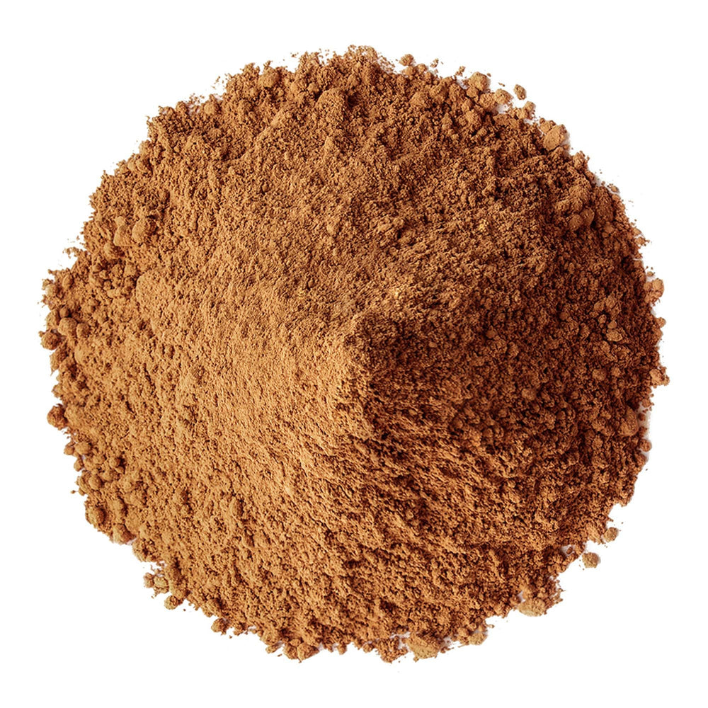 Scoop-ready Food to Live Reishi powder in a jar for easy measuring.
