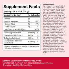 FOODOLOGY Coleology Drink Mix Pro refreshing pomegranate drink with balanced wellness potential.