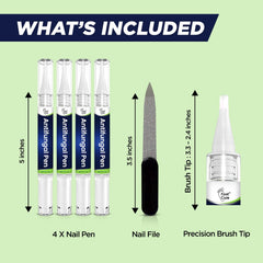 FOOT CURE applying the pen to toenail for targeted care