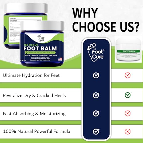 Cooling sensation after a long day with FOOT CURE Tea Tree Balm