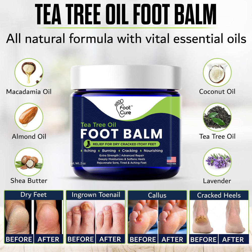Soft, smoother feet after regular use of FOOT CURE balm