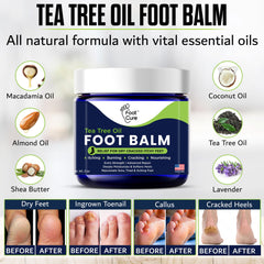Soft, smoother feet after regular use of FOOT CURE balm