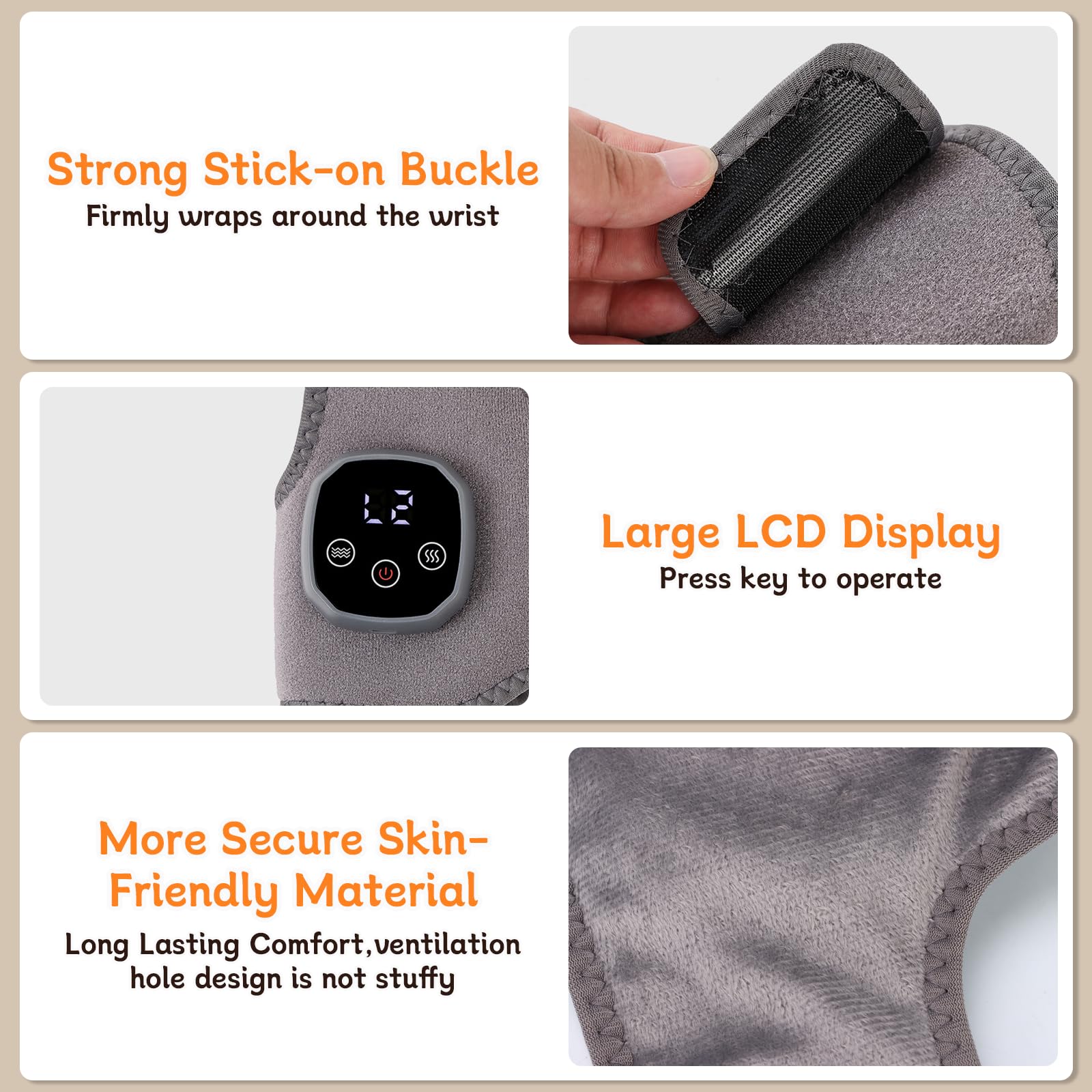 Foot Renew simple 3-button control for quick session adjustments.