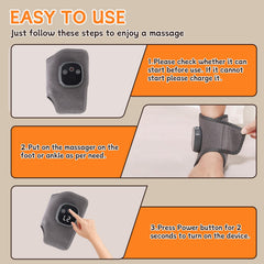 Foot Renew lightweight, portable design fits in a bag for travel sessions.