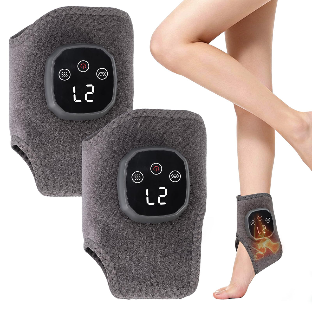 Foot Renew Triple Method ankle massager with warming function for relaxing after a long day.