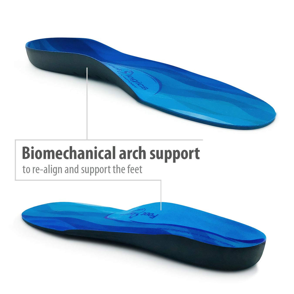 Footlogics Comfort built-in metatarsal raise relieves forefoot pressure