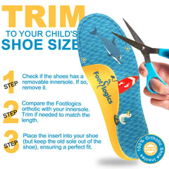 Footlogics Fun Kids lightweight cushioning material for everyday wear