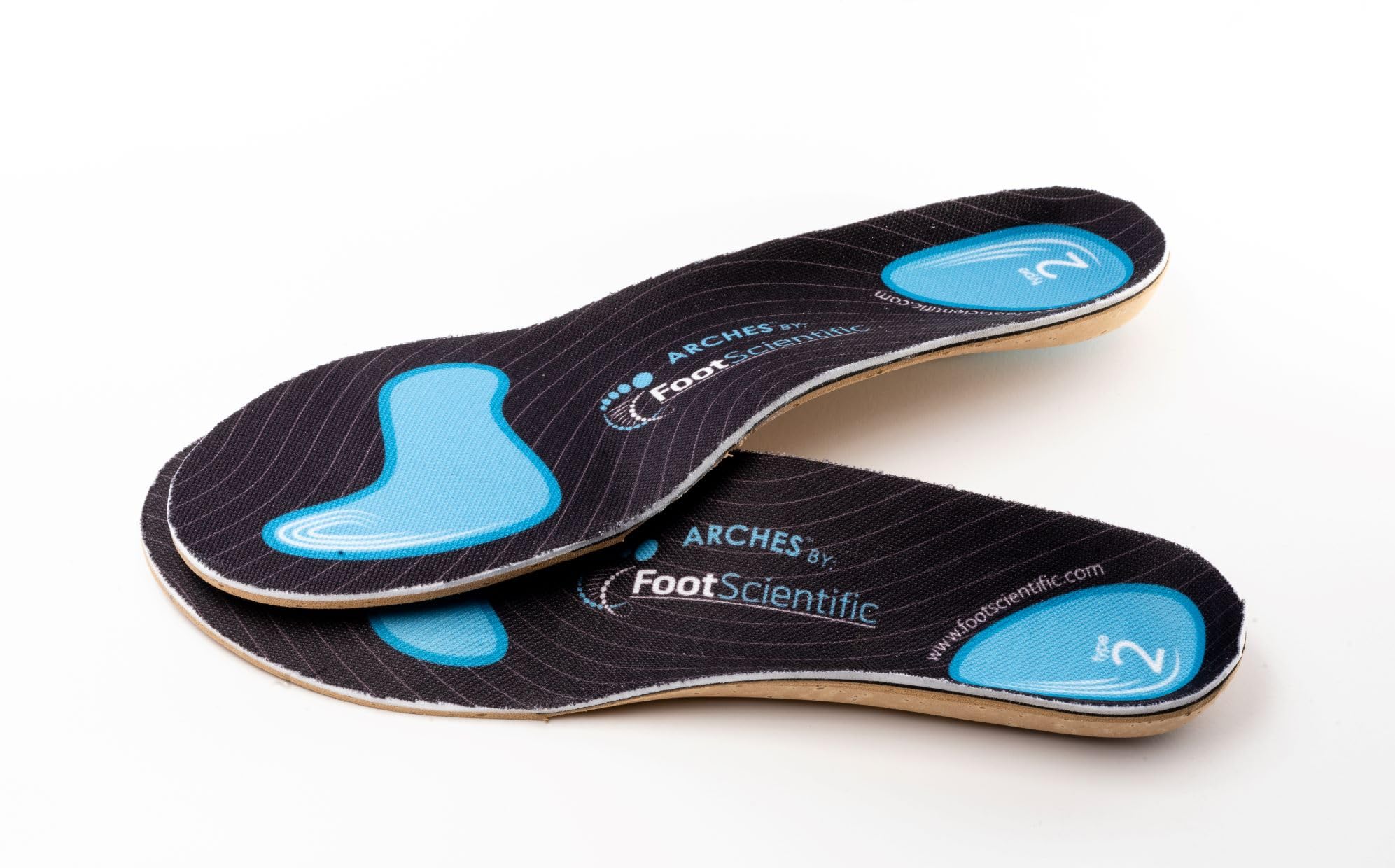 FootScientific Arches Insoles Type 2 – cork-form correcting for better alignment.