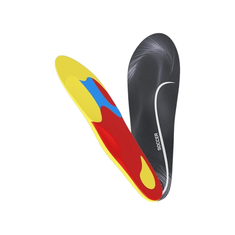 FootWave soccer insoles with cushioning provide comfortable takeoffs in matches