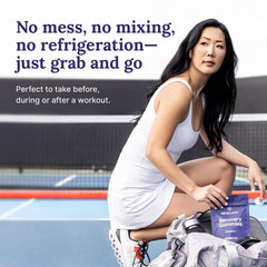For Wellness Gummies packaging suitable for travel and workouts.