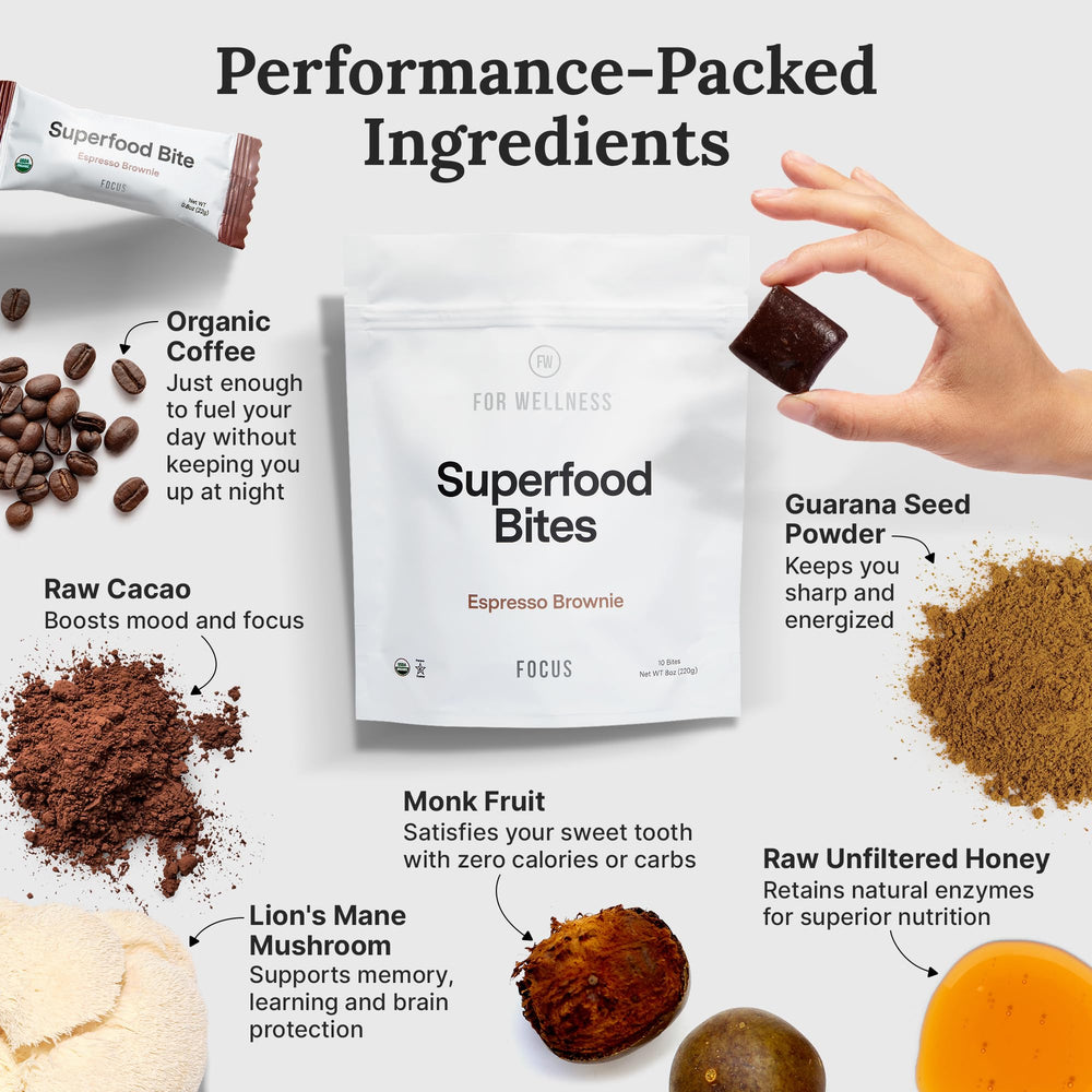 For Wellness Focus Bites monk fruit sweetener closeup shows guilt-free sweetness
