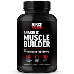 Force Factor Anabolic bottle front view highlighting premium muscle support