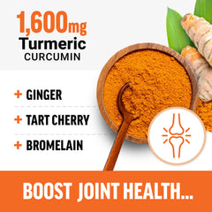 Force Factor Better Turmeric bottle back with dosage details for daily use.