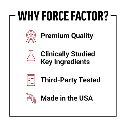 Force Factor Creatine box and bottle showcase packaging design.