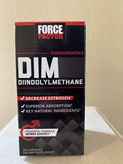 Force Factor DIM lab-quality testing stamp on packaging.