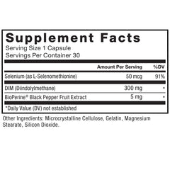Force Factor DIM made in USA seal on bottle.
