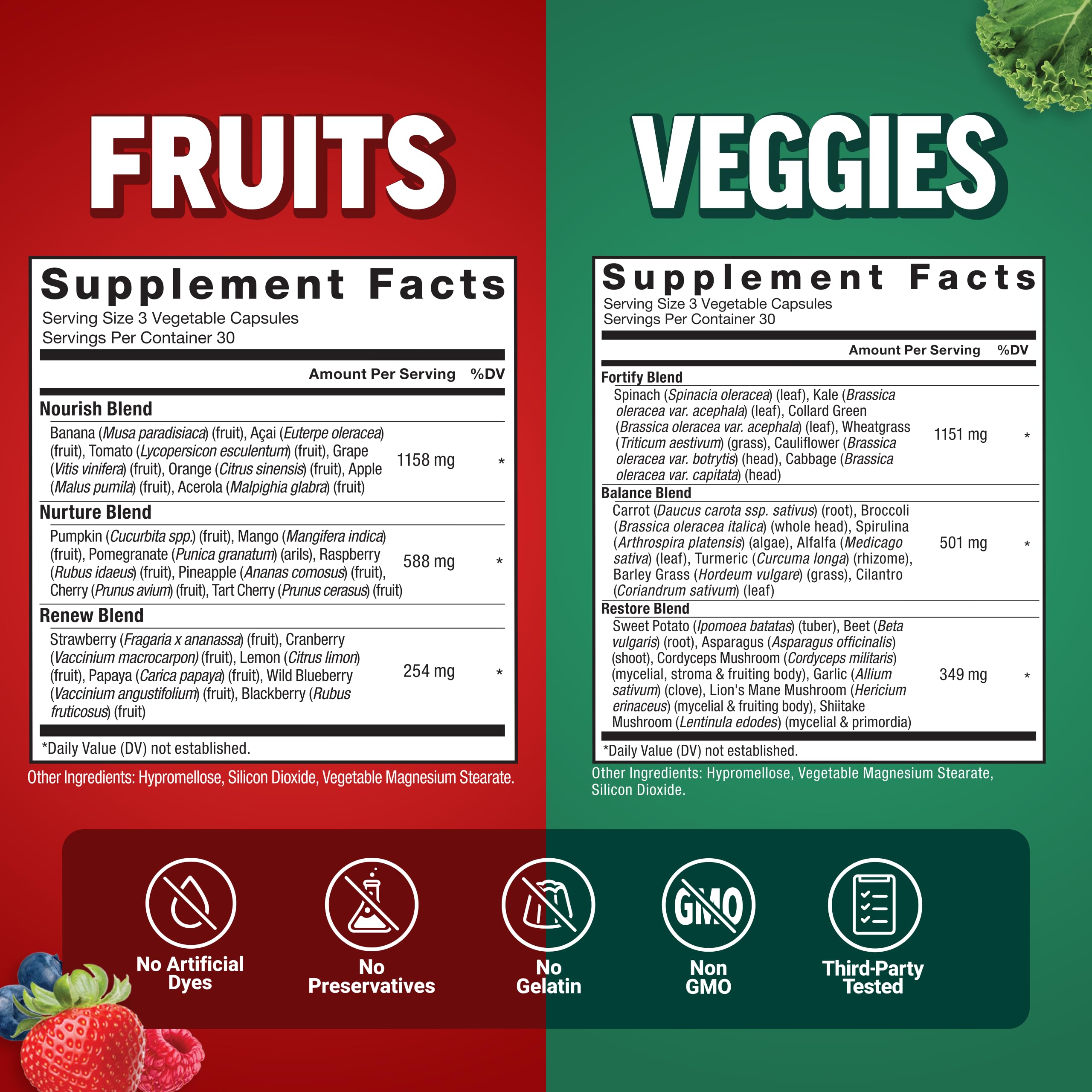 Force Factor Fruits & Veggies yogurt pairing for a nutrient boost.
