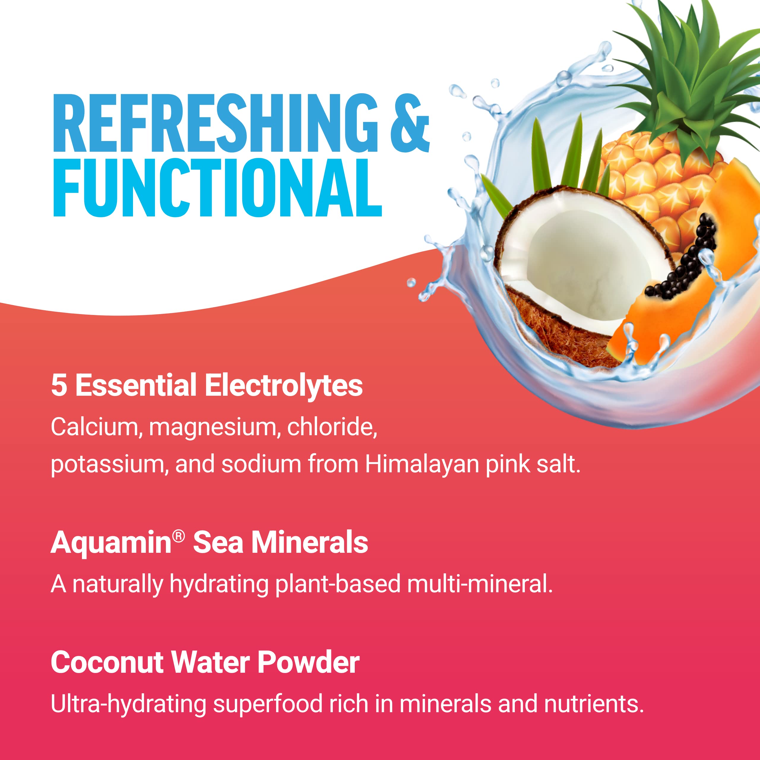 Force Factor Liquid Labs being stirred into water to create a flavorful electrolyte drink.