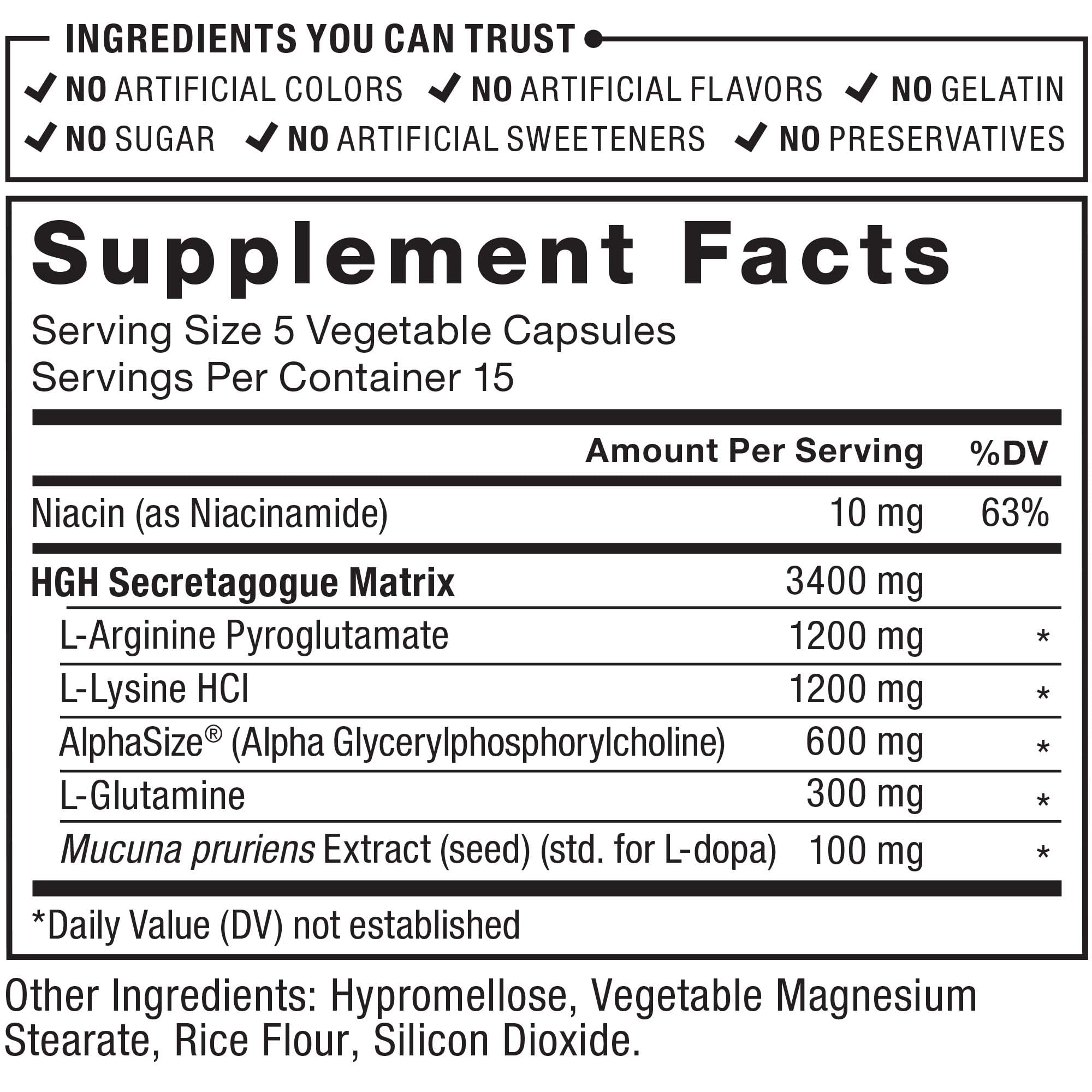 Hand selecting a Force Factor Prime HGH Secretion Activator capsule.