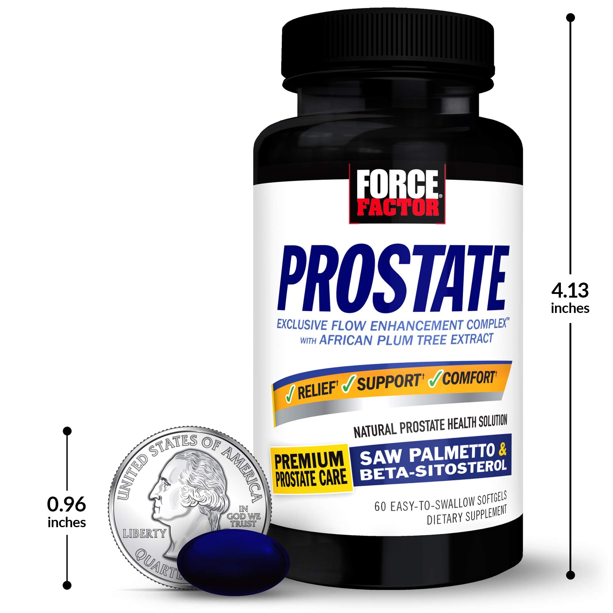 Force Factor Prostate night-relief scene illustrating reduced nighttime urination.