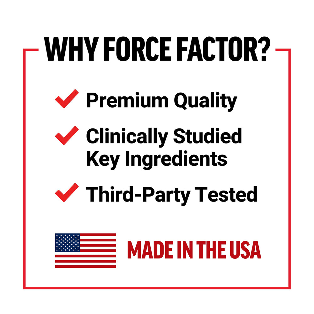 Force Factor Prostate Ultimate bottle in hand for daily use