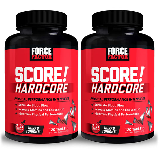 Force Factor SCORE 2 Pack bottle front view highlighting performance boosting formula