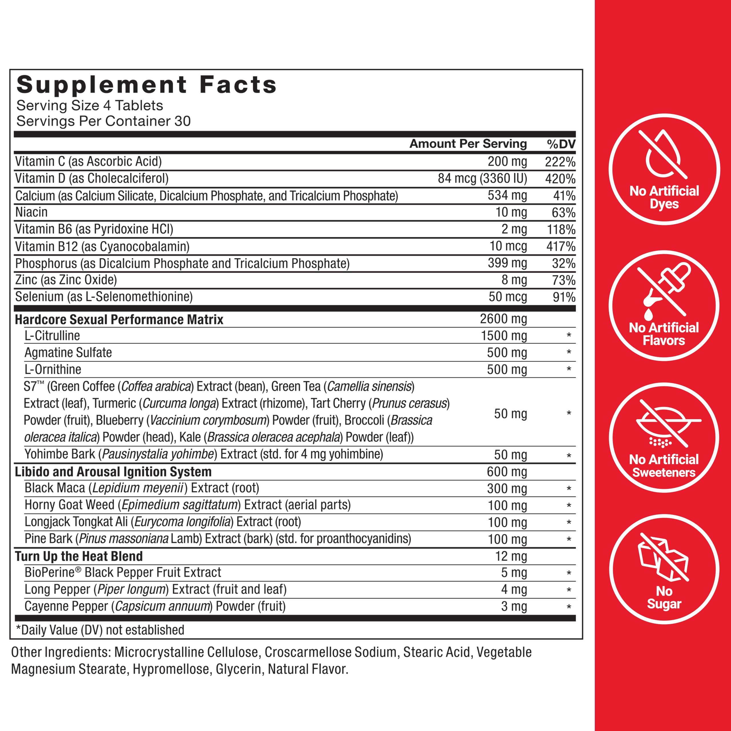 Force Factor Score Hardcore L-citrulline ingredient close-up
