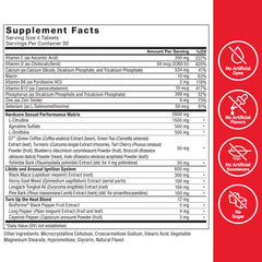 Force Factor Score Hardcore L-citrulline ingredient close-up