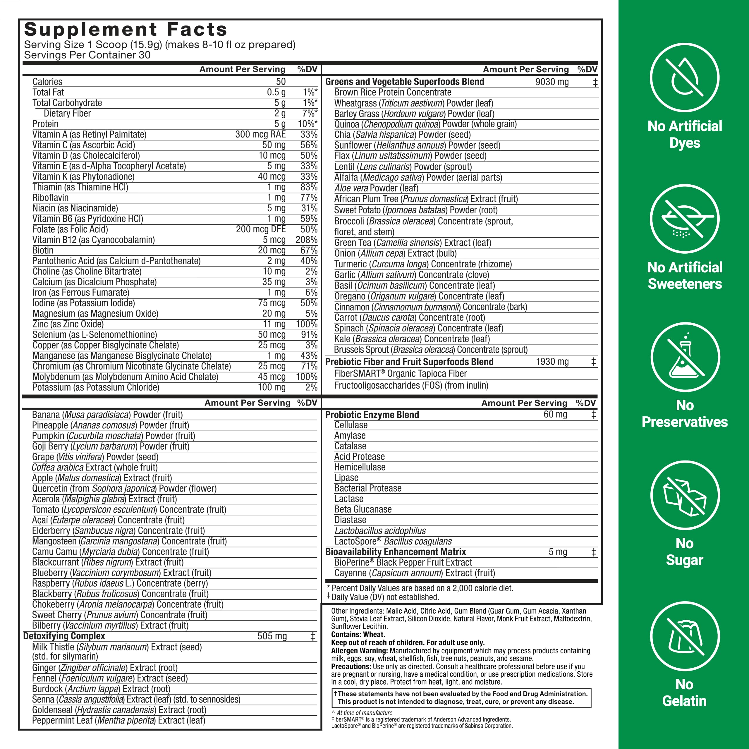 Digestive enzymes and probiotics icons for Smarter Greens gut support