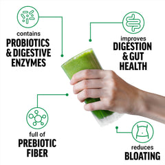 Force Factor Smarter Greens being poured into a glass for a quick wellness sip