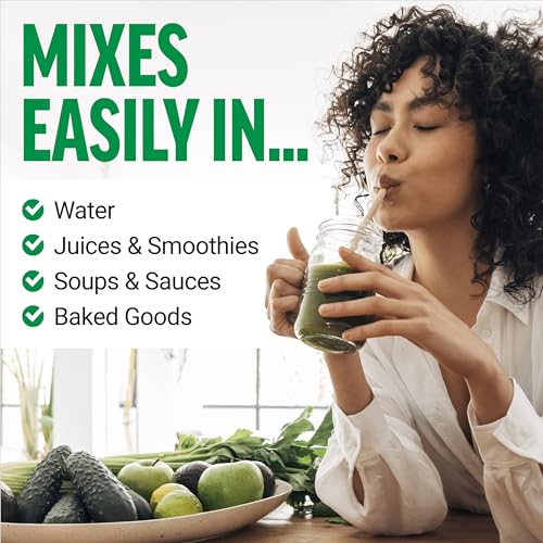 Force Factor Smarter Greens unflavored powder ready to mix with foods