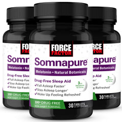 Force Factor Somnapure bottle offering gentle sleep support.
