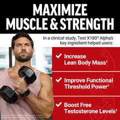 Force Factor Test X180 Alpha 3-pack, convenient for ongoing use