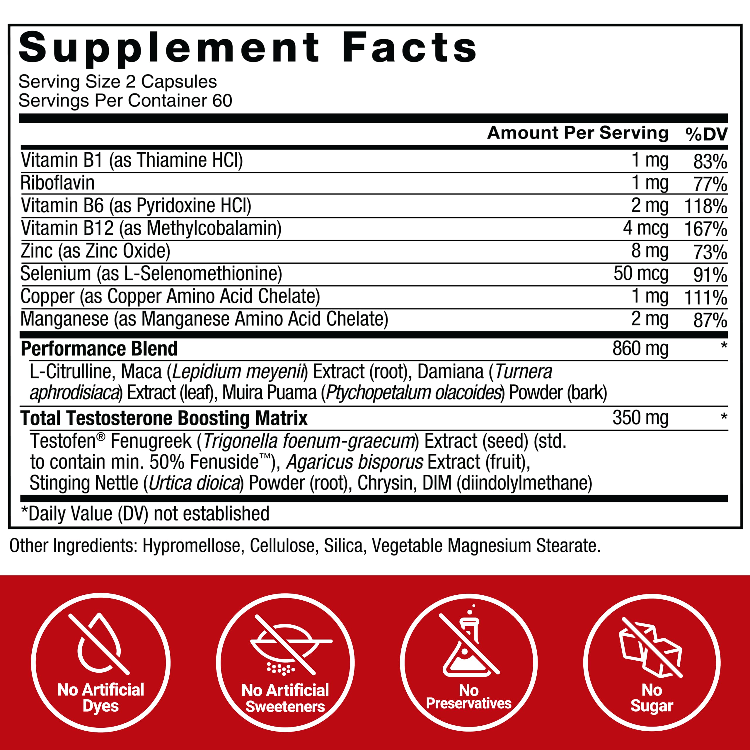 Force Factor Test X180 Alpha L-Citrulline detail, supports nitric oxide production