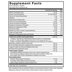 Force Factor Test X180 Alpha V2 pills in hand signaling on-the-go performance support