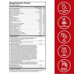 Amino acids in Test X180: glutamine and leucine for recovery support.
