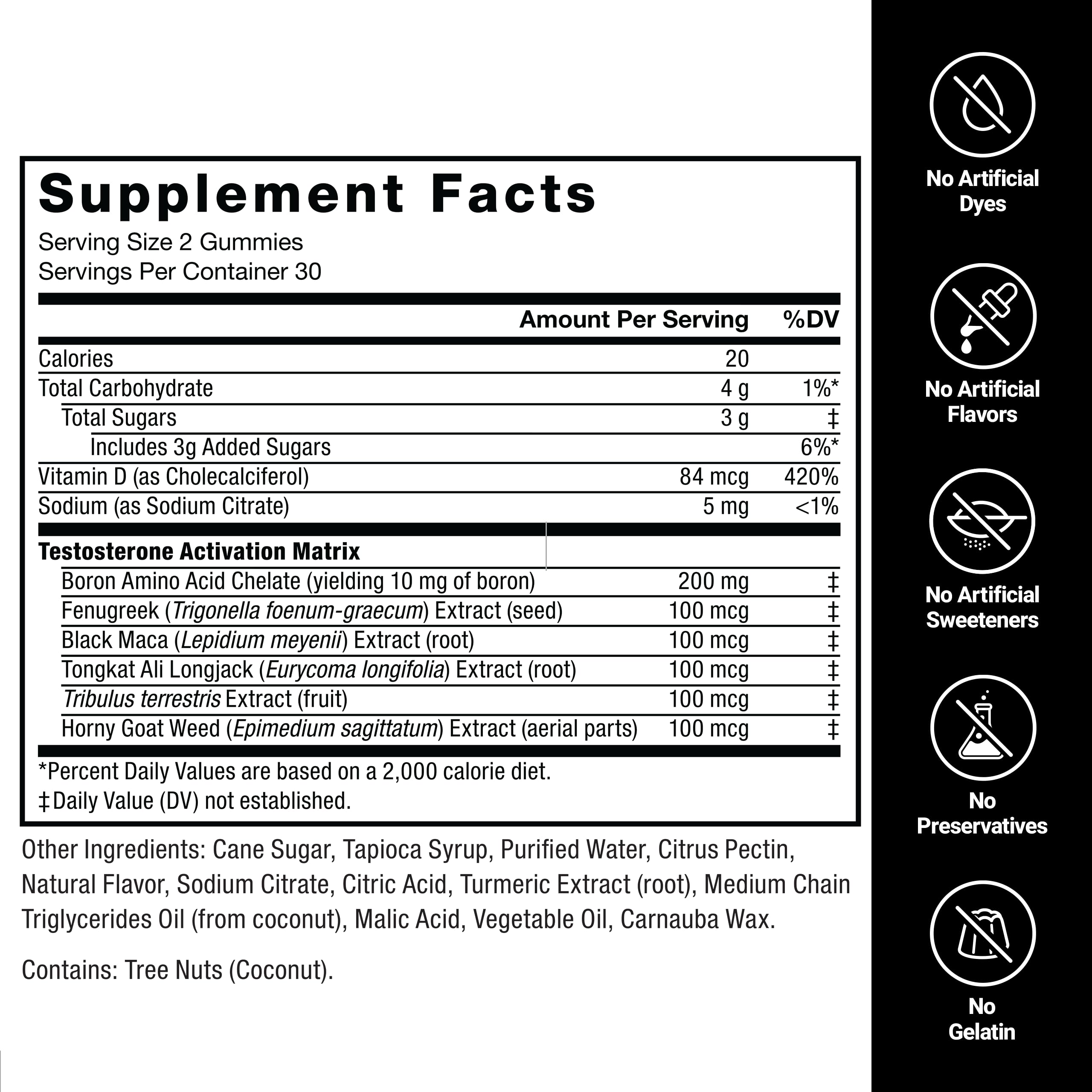 Force Factor Test X180 gummies serving in hand for daily routine.
