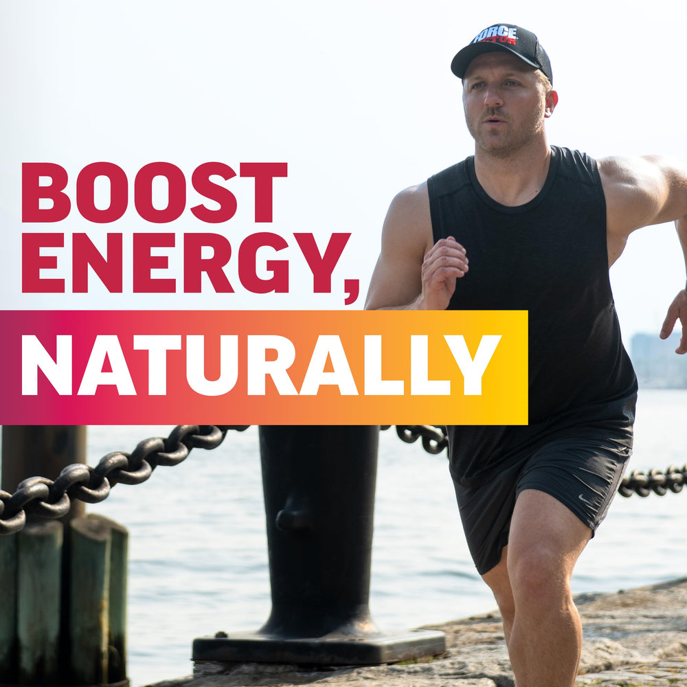 Force Factor Total Beets Energy Powder tub front emphasizes packaging