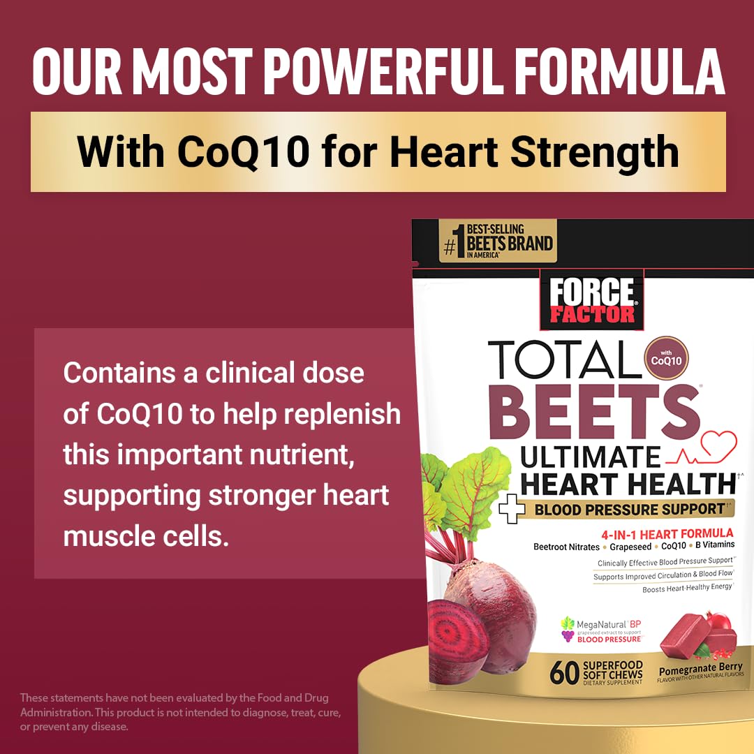 Force Factor Total Beets energy without stimulants suggested on label