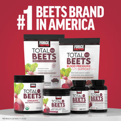 Force Factor Total Beets 3-pack packaging shows value and daily routine convenience.