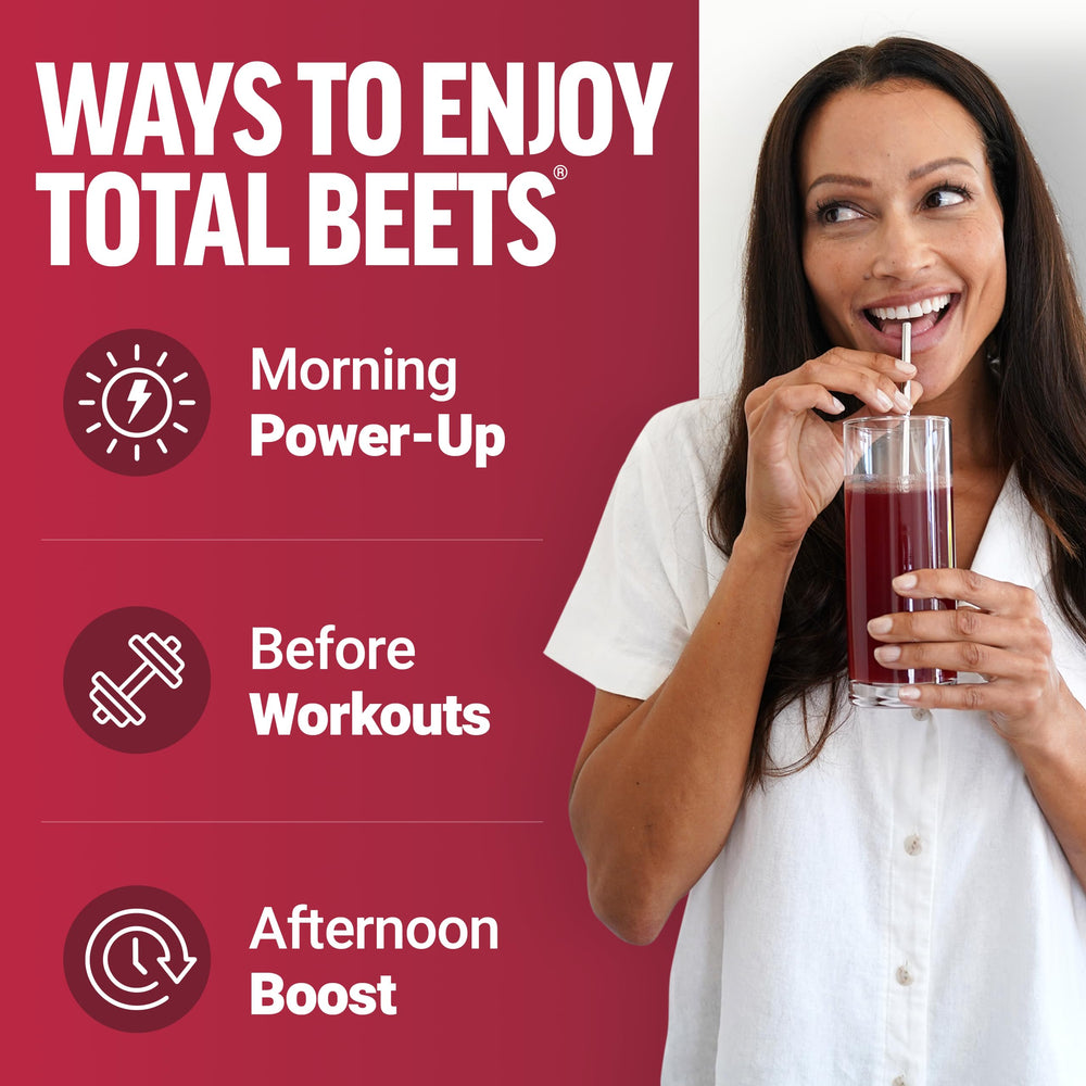 Force Factor Total Beets pomegranate-berry flavor bottle