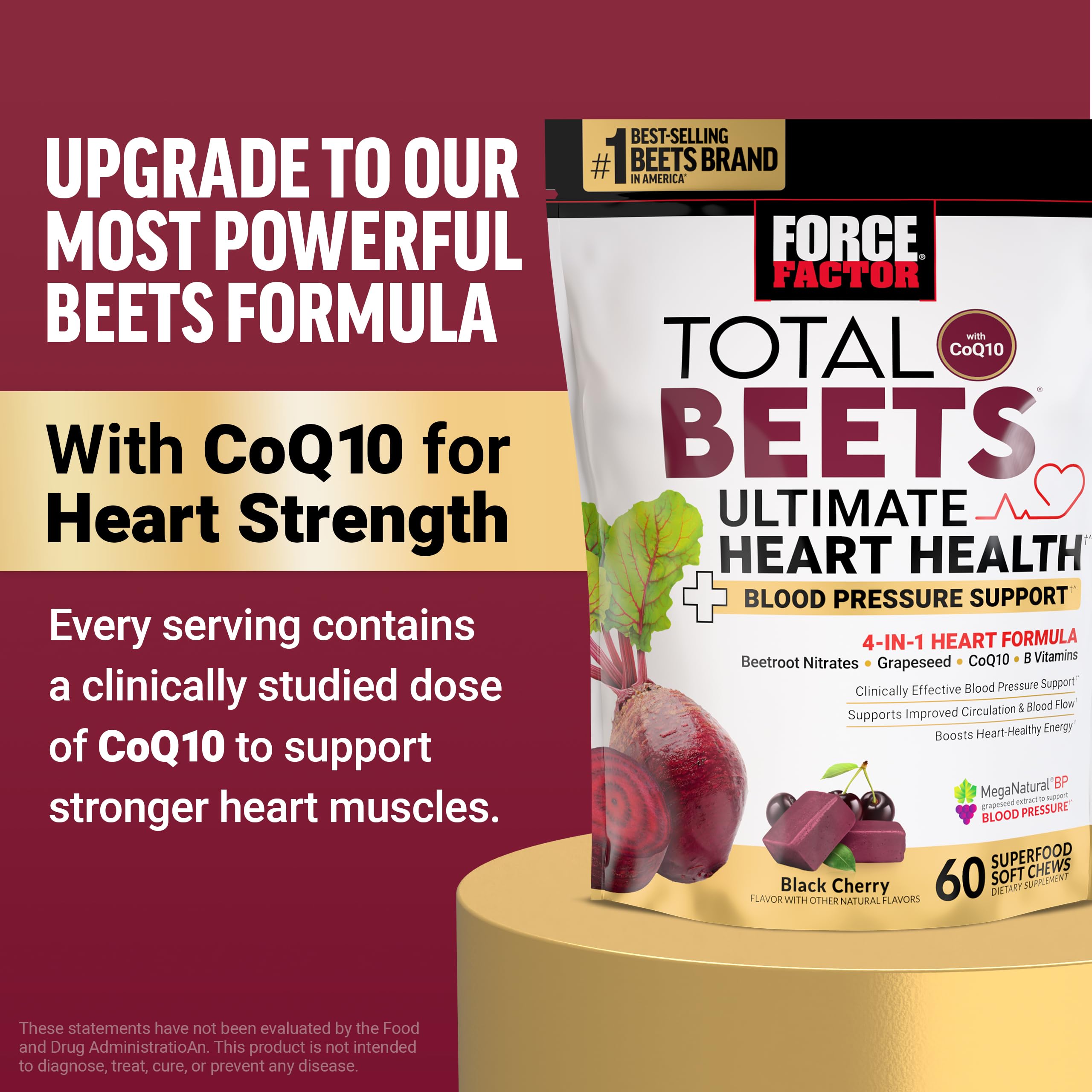 USA-made GMP facility badge associated with Force Factor Total Beets