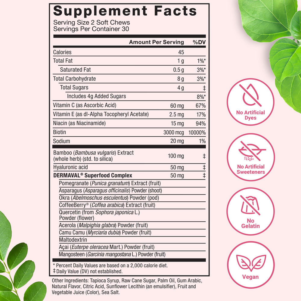 Force Factor vegan-friendly formula illustration with plant-based ingredients