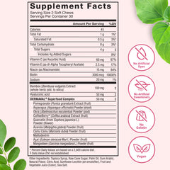Force Factor vegan-friendly formula illustration with plant-based ingredients