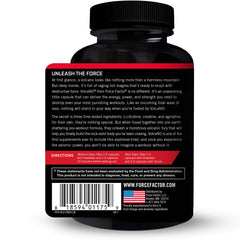 Force Factor Volcano ingredient highlights L-Citrulline for pumps