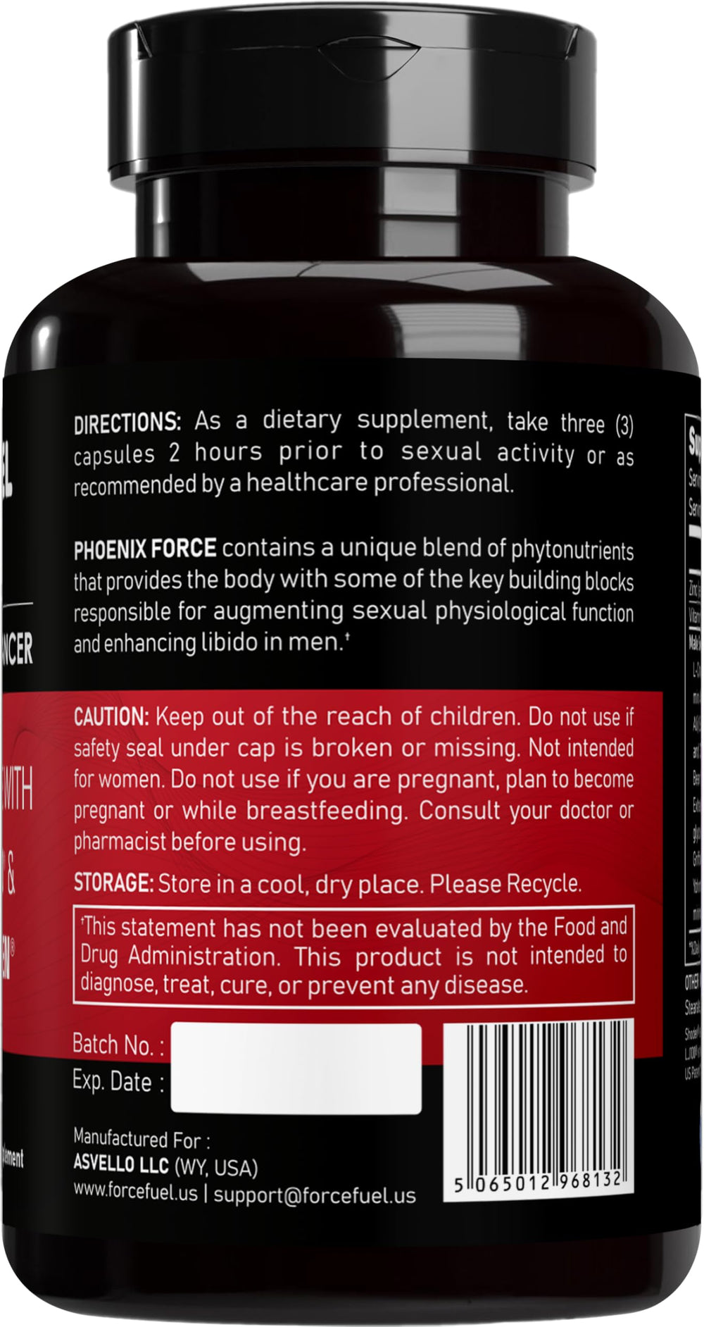 Phoenix Force capsules arranged on a dark surface for use.
