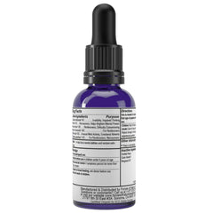 Forces of Nature Focus dropper applying drops under tongue for quick relief