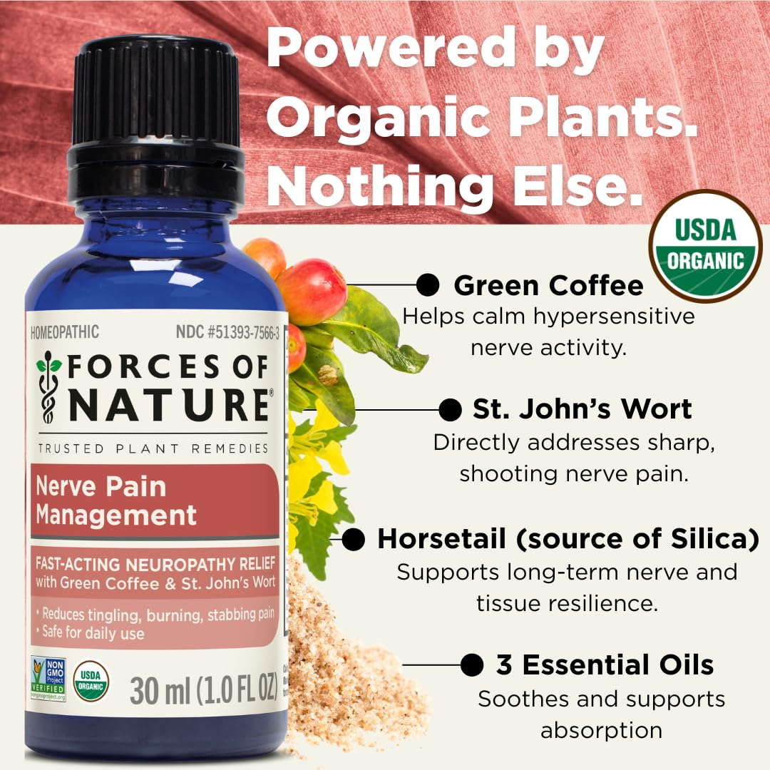 Forces of Nature product label highlighting USDA Organic certification